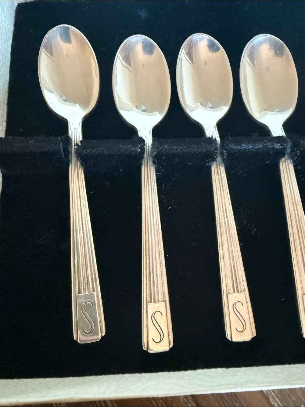 6 piece set Demitasse spoons Produced for the opening of the Statler Hotel. - Picture 3 of 5